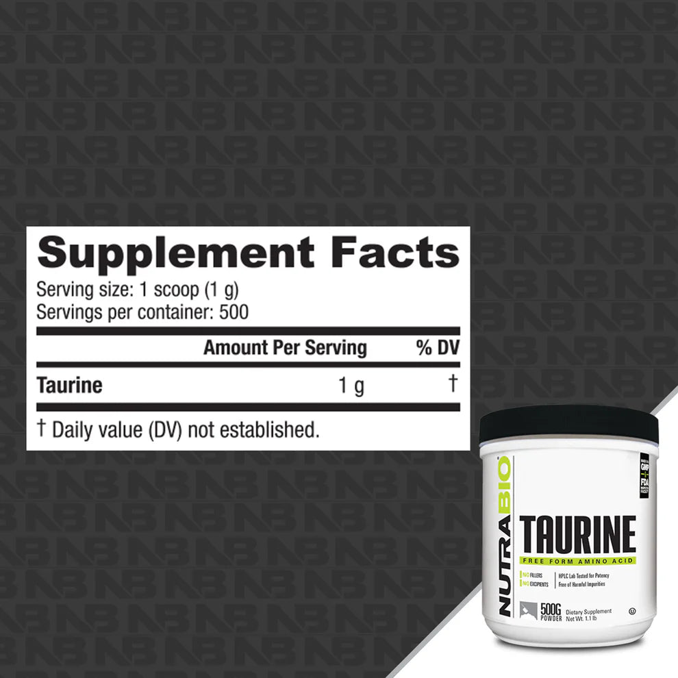 Nutrabio Taurine 500g