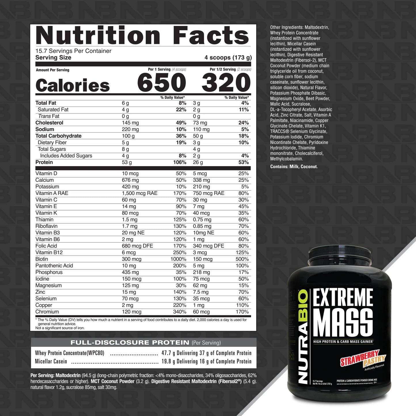 Nutrabio Extreme Mass