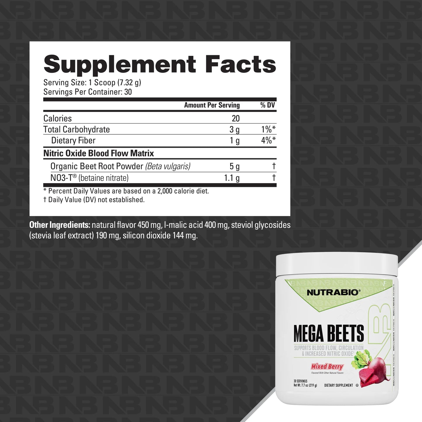 Nutrabio Mega Beets Mixed Berry