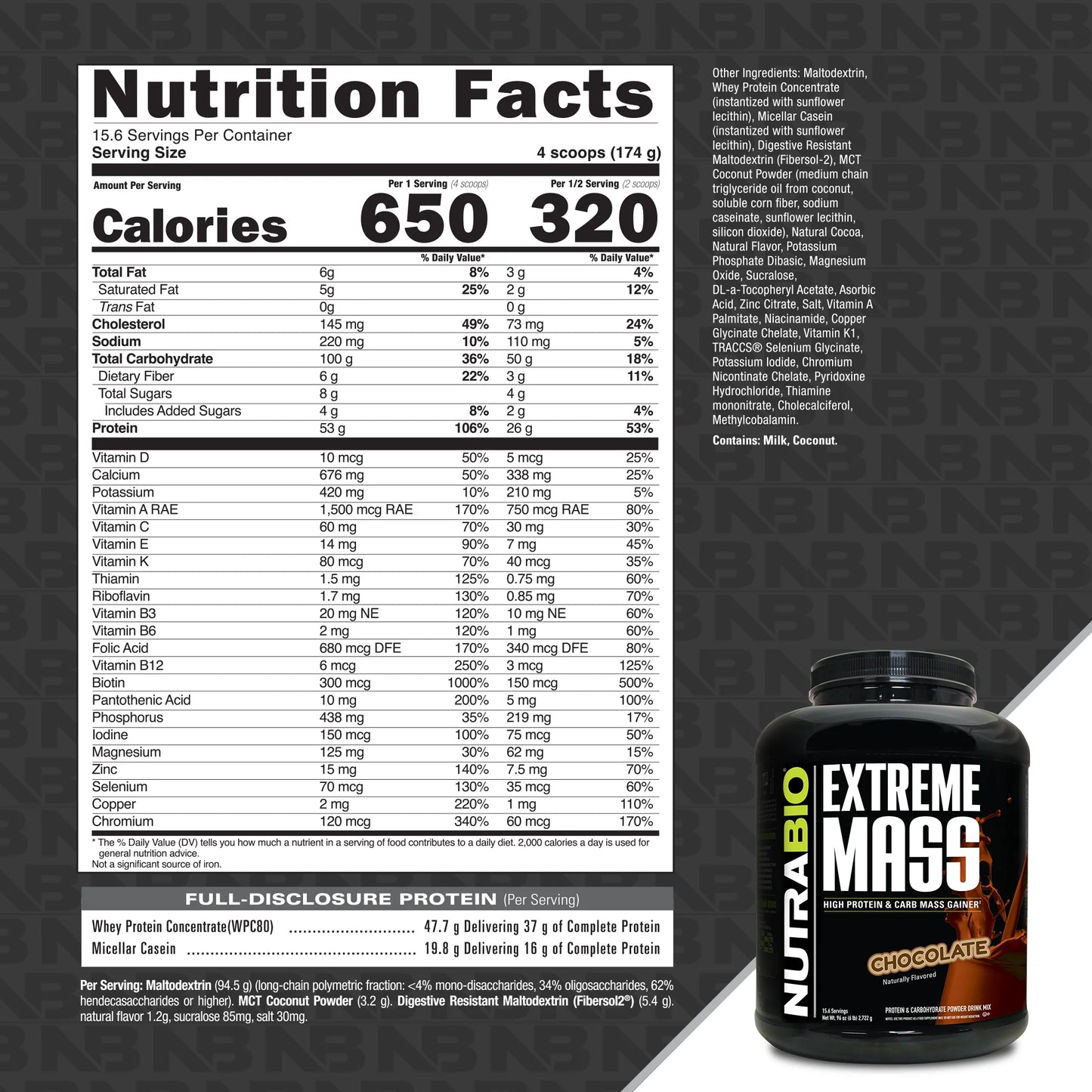 Nutrabio Extreme Mass
