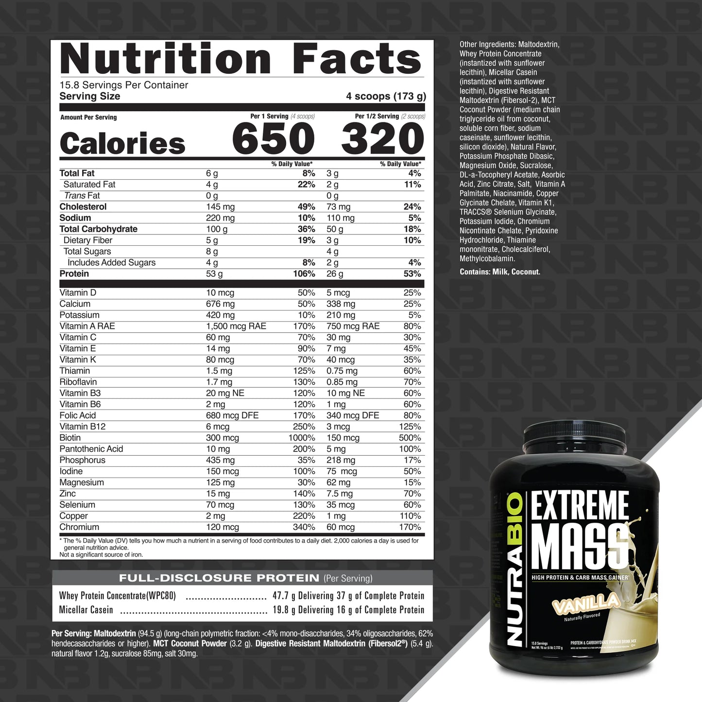Nutrabio Extreme Mass