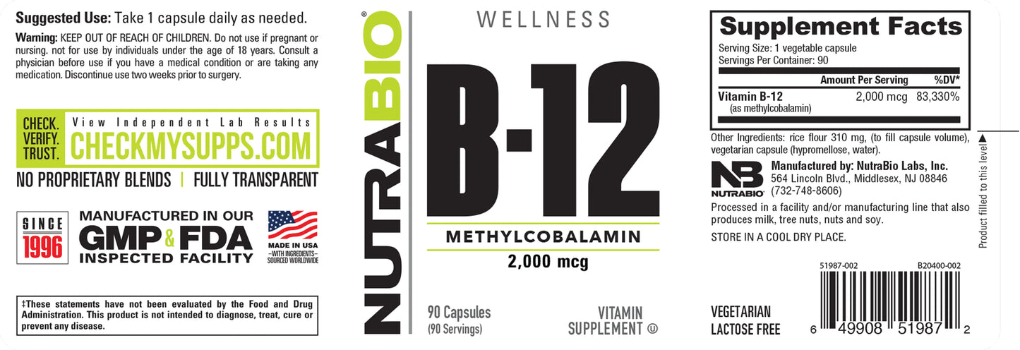 Nutrabio B-12