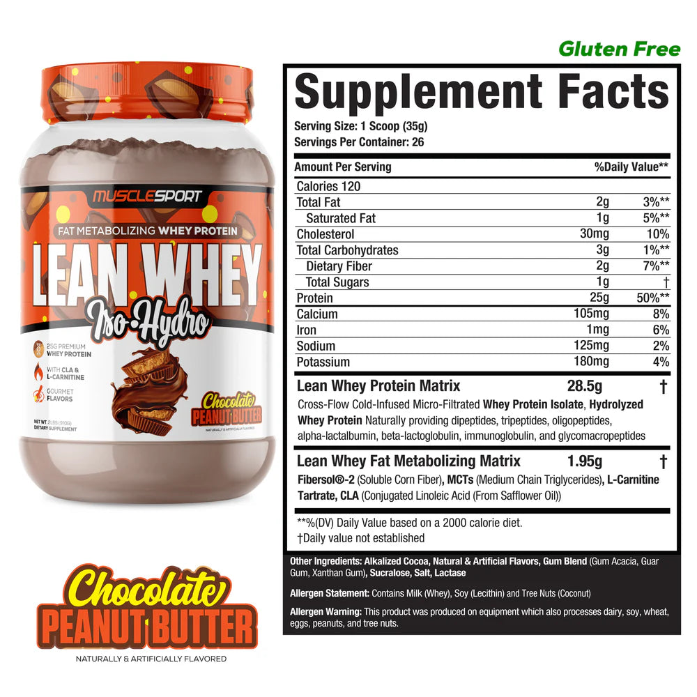 MuscleSport Lean Whey 2lb