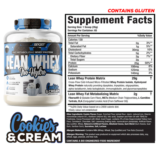 MuscleSport Lean Whey 5lb