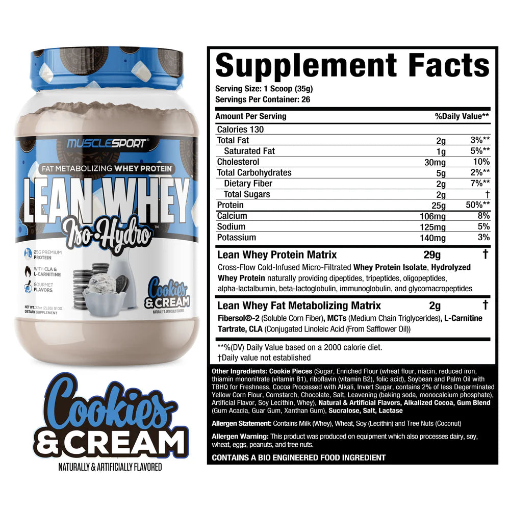 MuscleSport Lean Whey 2lb