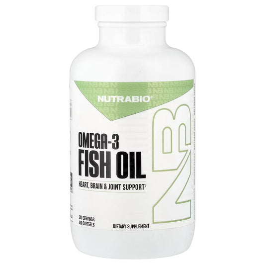 Nutrabio Omega-3 Fish Oil 400 ct
