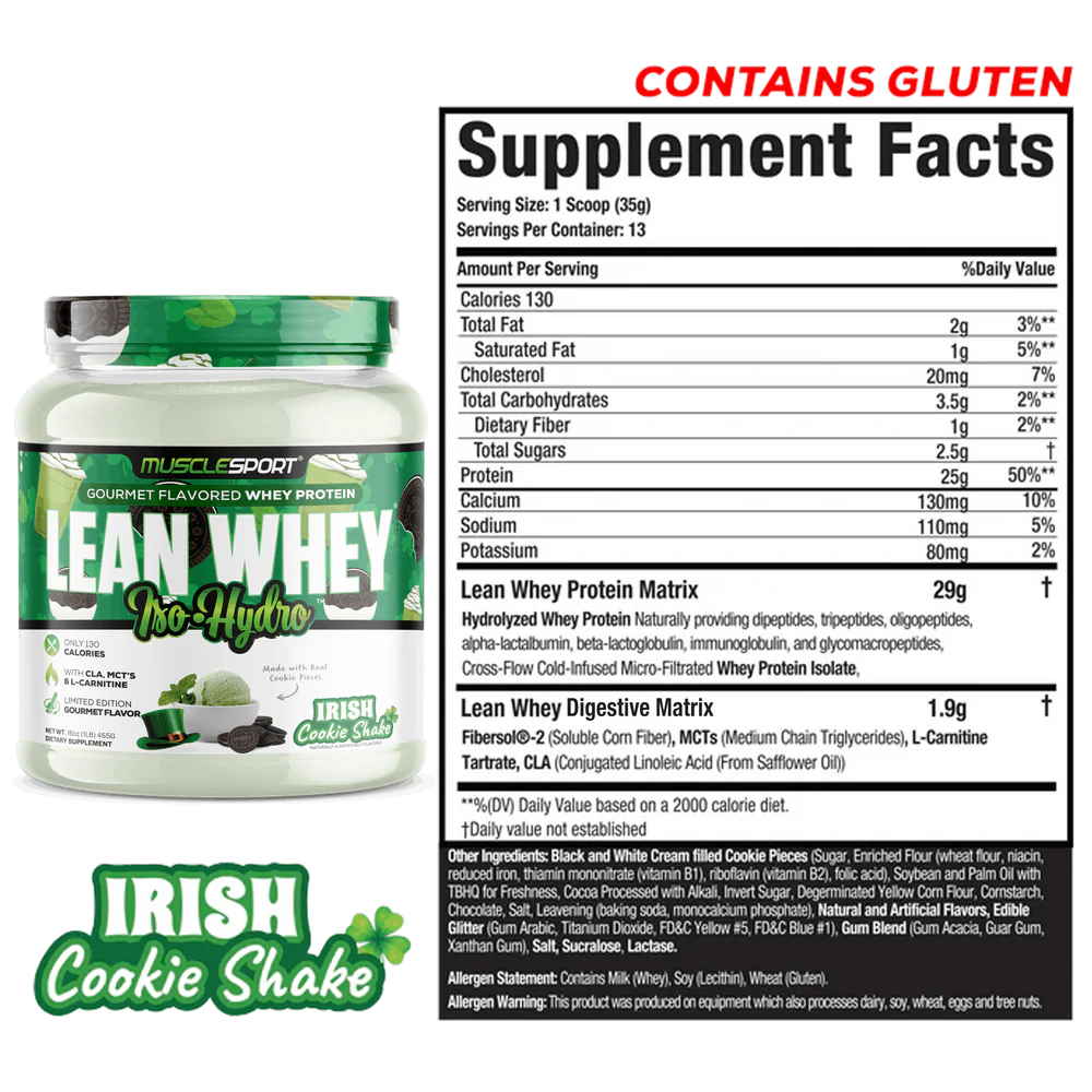 MuscleSport Lean Whey 1lb