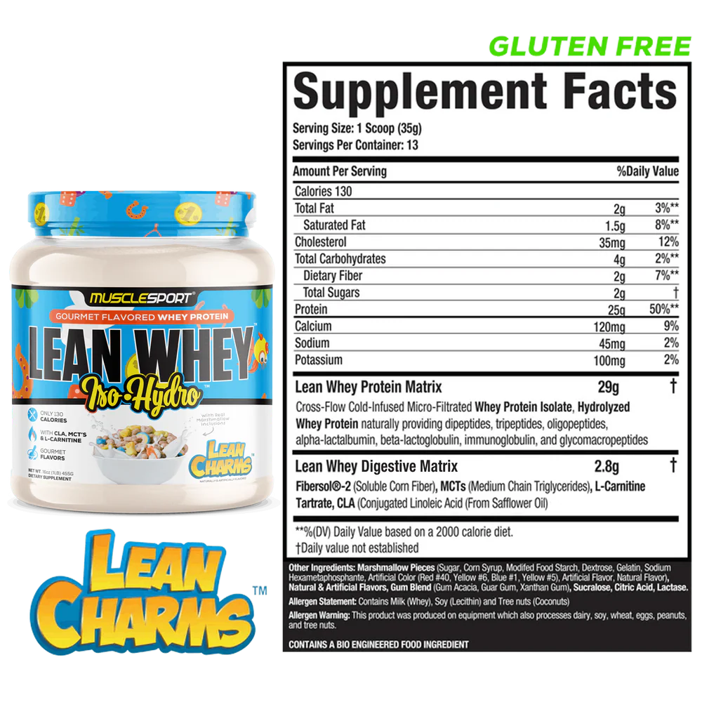 MuscleSport Lean Whey 1lb