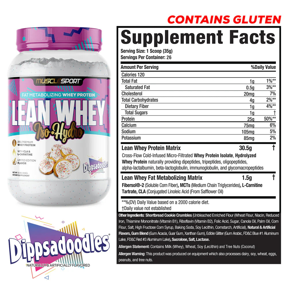 MuscleSport Lean Whey 2lb