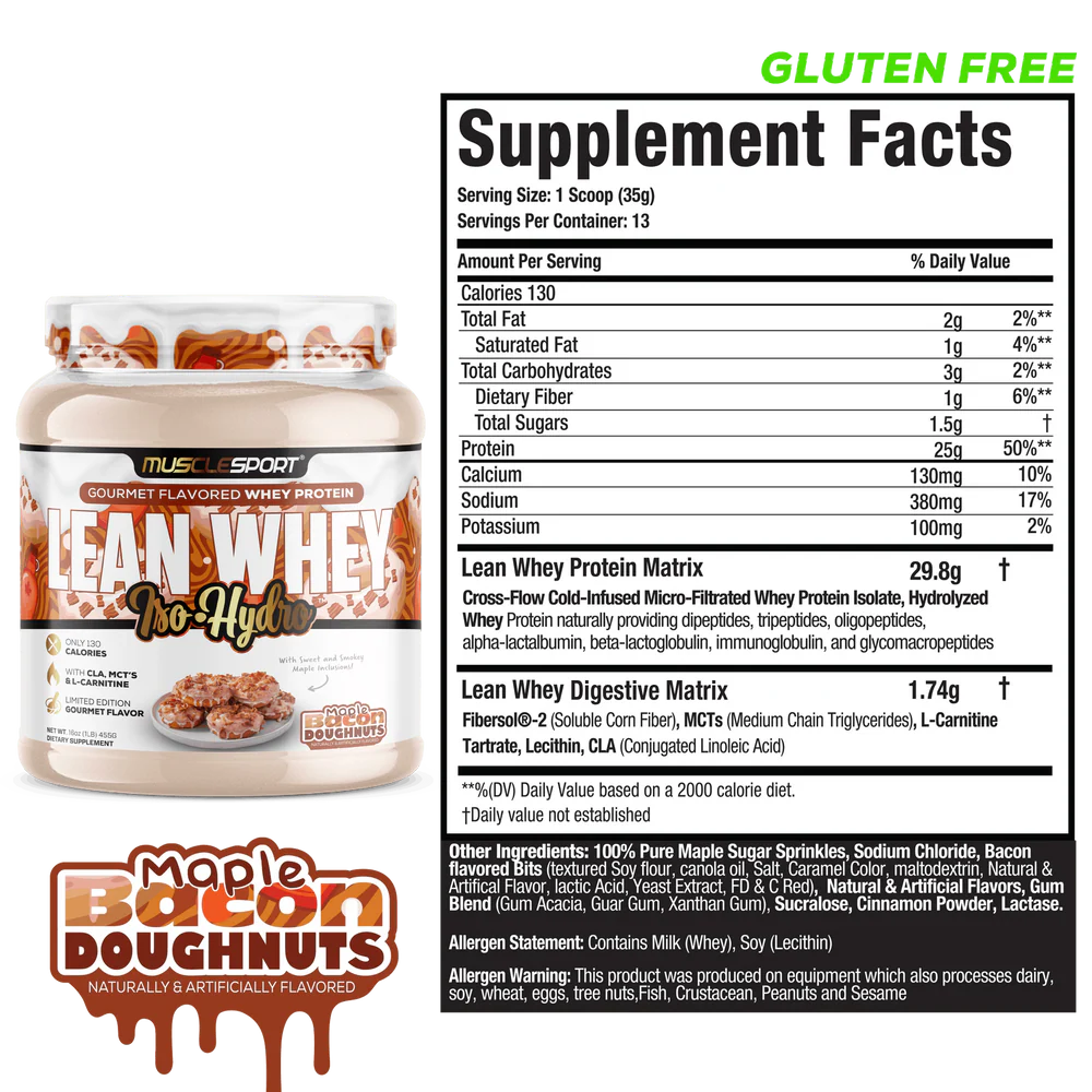 MuscleSport Lean Whey 1lb