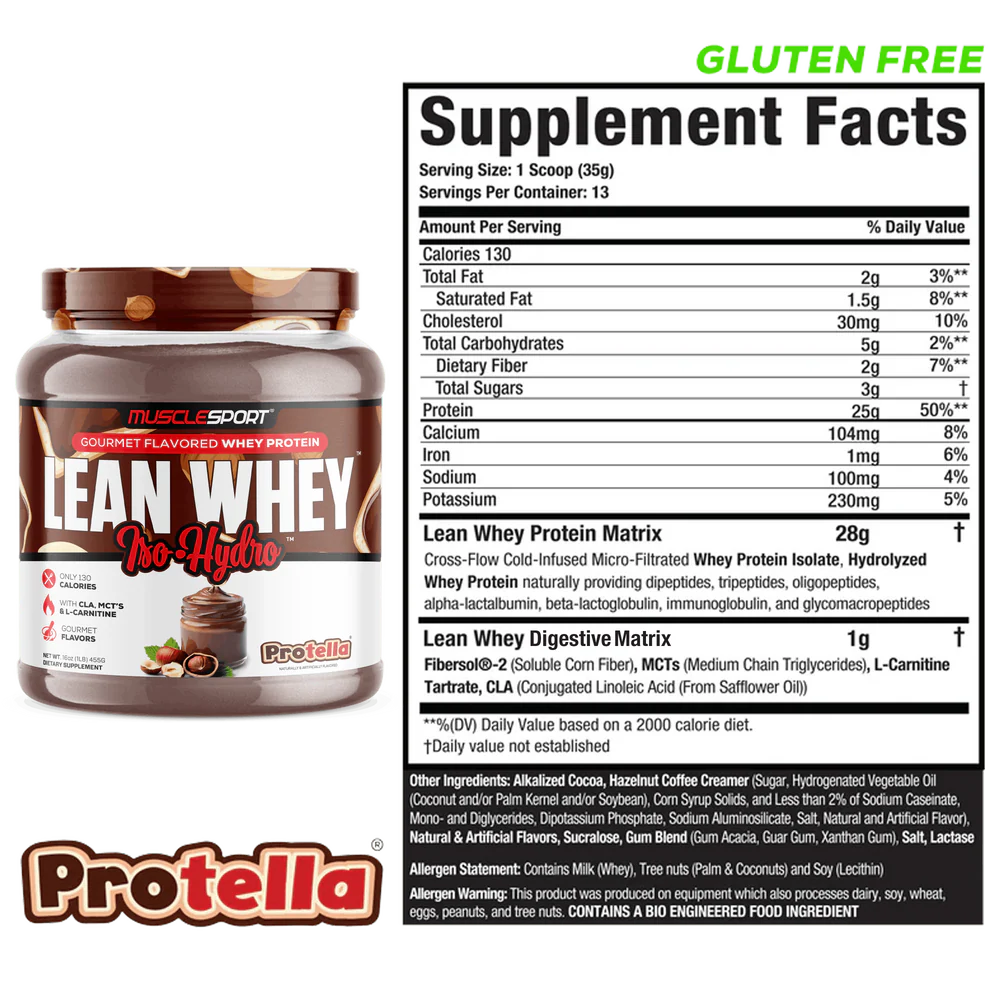 MuscleSport Lean Whey 1lb