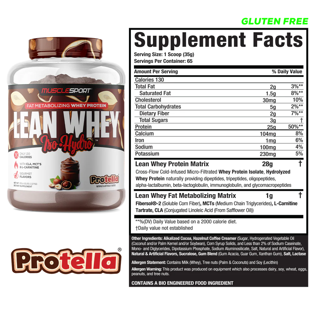 MuscleSport Lean Whey 5lb