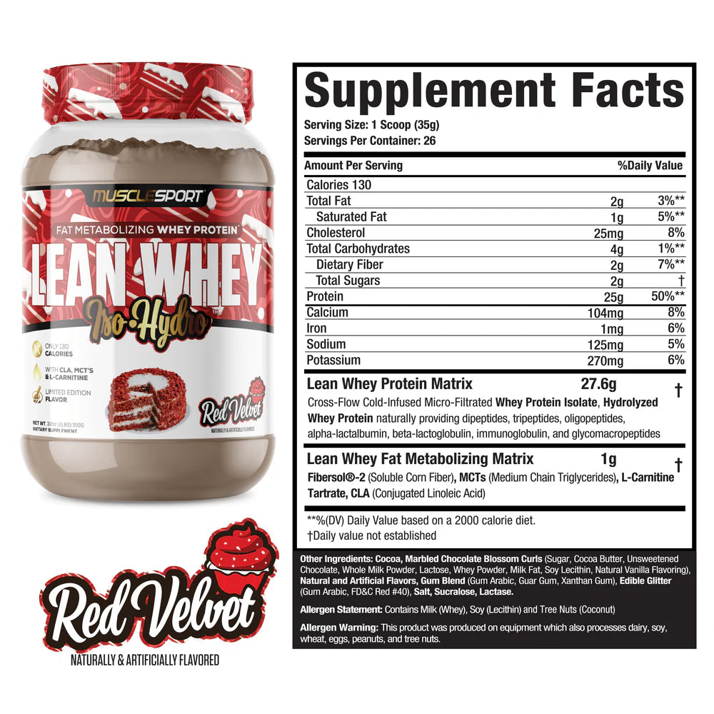 MuscleSport Lean Whey 2lb