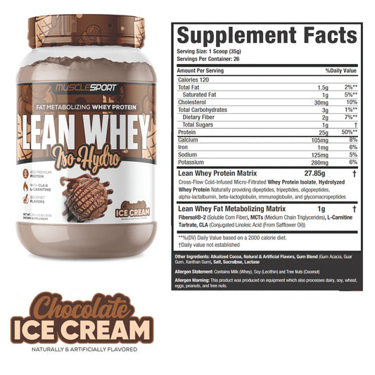 MuscleSport Lean Whey 2lb