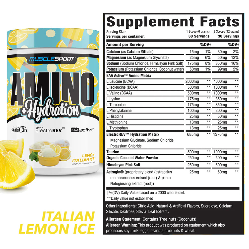 MuscleSport Amino & Hydration
