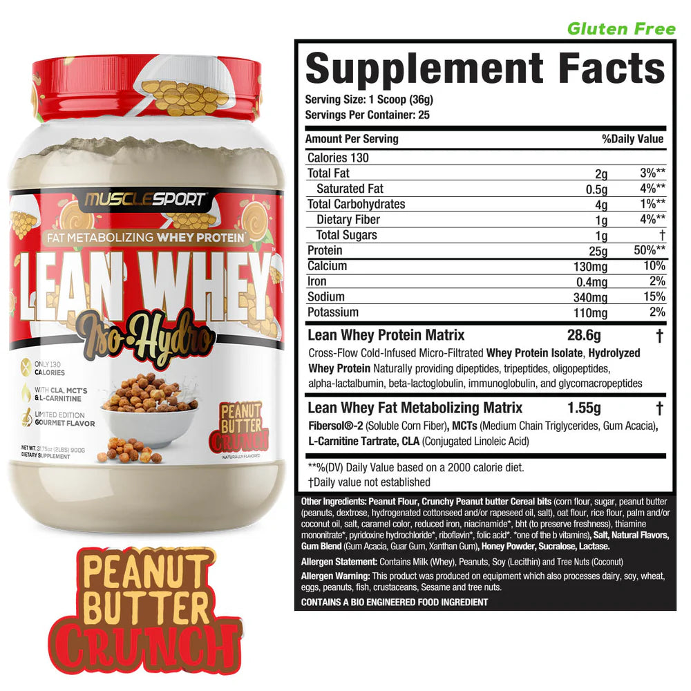 MuscleSport Lean Whey 2lb